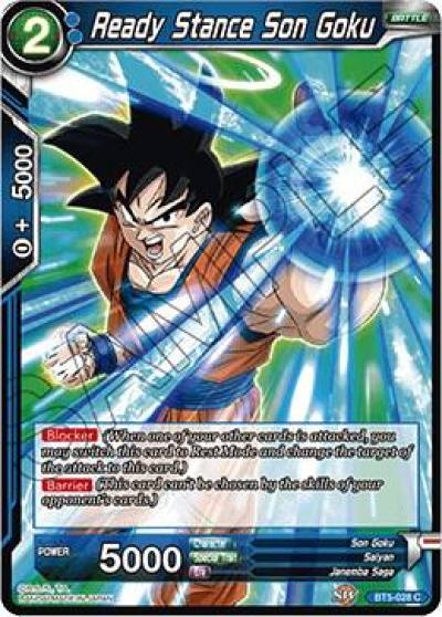 Ready Stance Son Goku BT5-028 Miraculous Revival Dragonball Super card