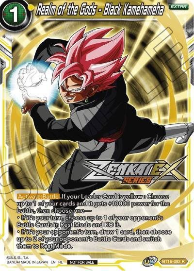 Realm of the Gods Black Kamehameha Event Pack 14 BT16-092 Promotion Cards Dragonball Super card