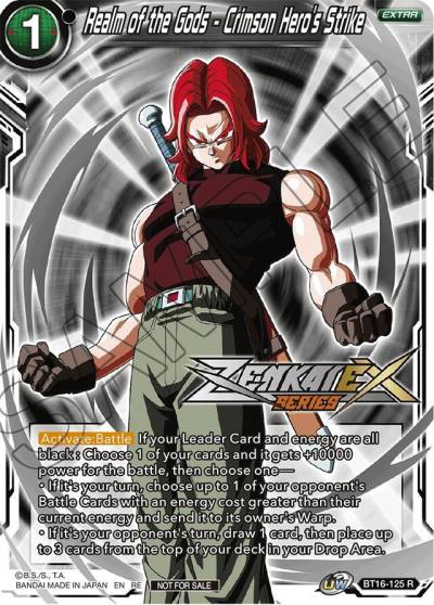 Realm of the Gods Crimson Heros Strike Event Pack 14 BT16-125 Promotion Cards Dragonball Super card