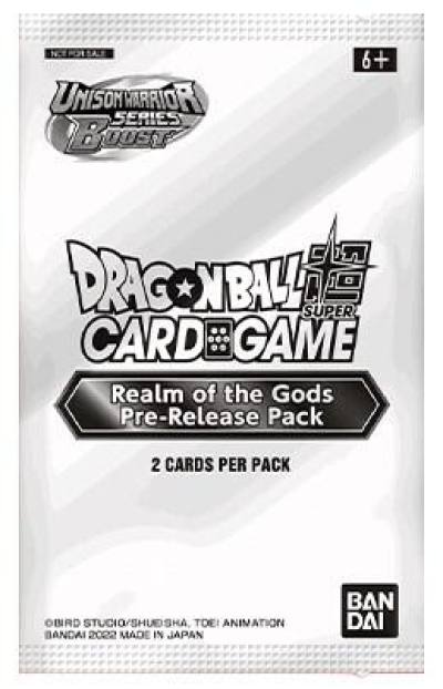 Realm of the Gods Pre Release Pack  Realm of the Gods Pre-Release Cards Dragonball Super card