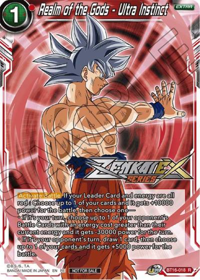 Realm of the Gods Ultra Instinct Event Pack 14 BT16-018 Promotion Cards Dragonball Super card