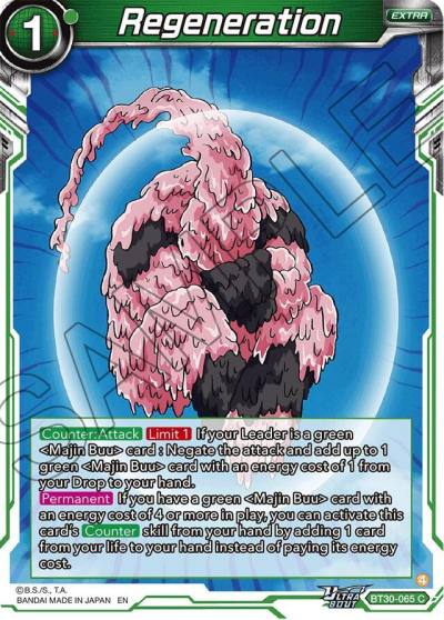 Regeneration BT30-065 Three Glorious Fighters Dragonball Super card