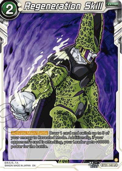 Regeneration Skill BT31-140 Impact Beyond Dimensions Dragonball Super card