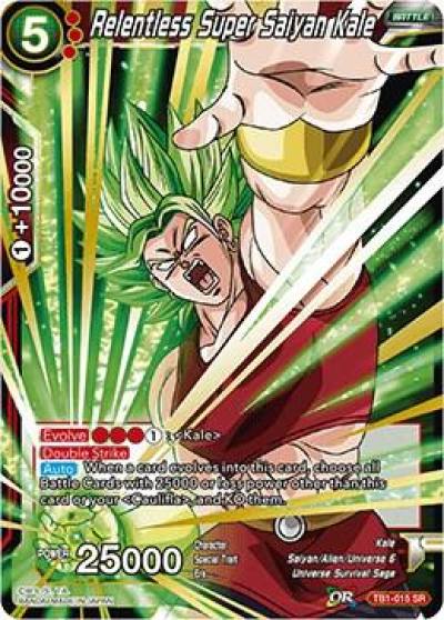 Relentless Super Saiyan Kale TB1-015 Tournament of Power Dragonball Super card