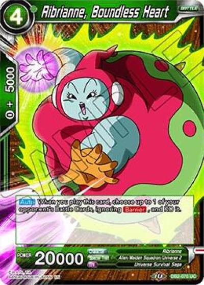 Ribrianne Boundless Heart DB2-070 Draft Box 05 - Divine Multiverse Dragonball Super card
