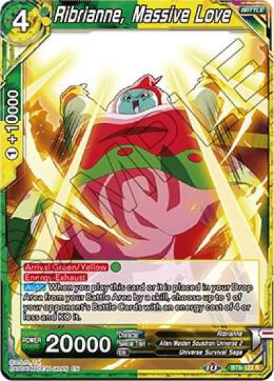 Ribrianne Massive Love BT9-122 Universal Onslaught Dragonball Super card