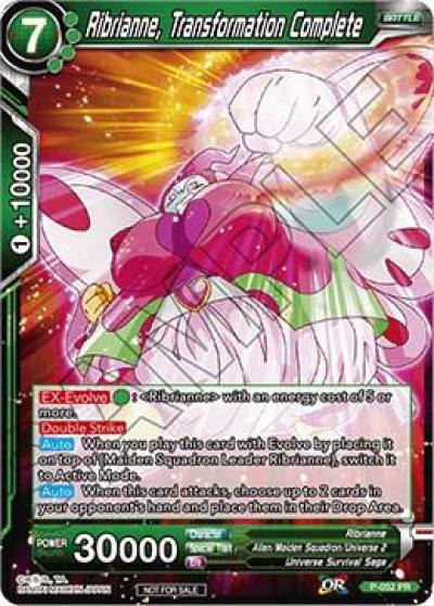 Ribrianne Transformation Complete P-052 Promotion Cards Dragonball Super card