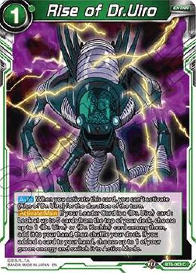 Rise of DrUiro Foil BT8-063 Malicious Machinations Dragonball Super card