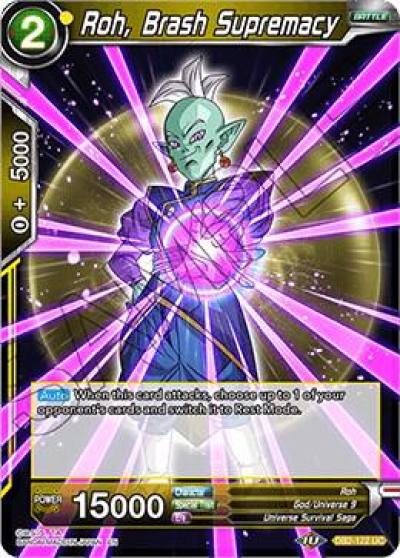 Roh Brash Supremacy Foil DB2-122 Draft Box 05 - Divine Multiverse Dragonball Super card