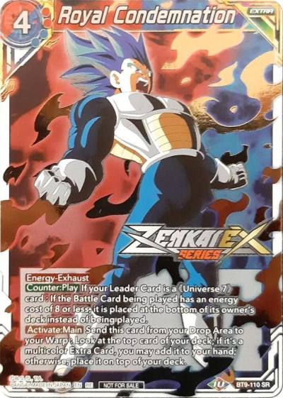 Royal Condemnation Event Pack 13 BT9-110 Tournament Promotion Cards Dragonball Super card