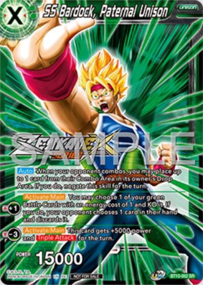 SS Bardock Paternal Unison Event Pack 16 BT10-062 Promotion Cards Dragonball Super card
