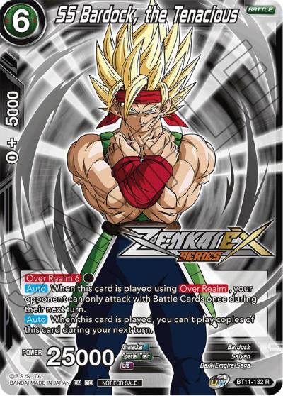 SS Bardock the Tenacious Event Pack 14 BT11-132 Promotion Cards Dragonball Super card