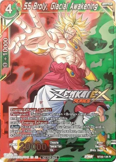 SS Broly Glacial Awakening Event Pack 13 BT22-134 Tournament Promotion Cards Dragonball Super card