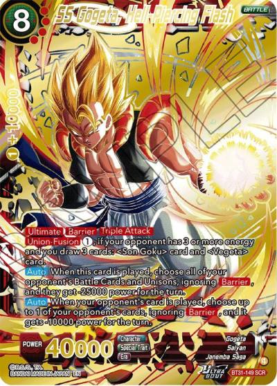 SS Gogeta Hell Piercing Flash BT31-149 Impact Beyond Dimensions Dragonball Super card