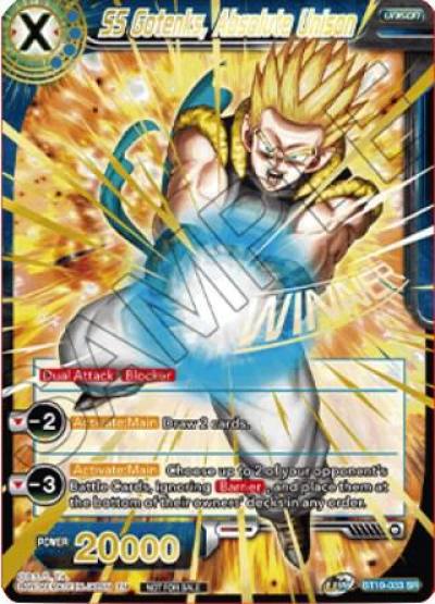 SS Gotenks Absolute Unison Winner Stamped BT10-033 Tournament Promotion Cards Dragonball Super card
