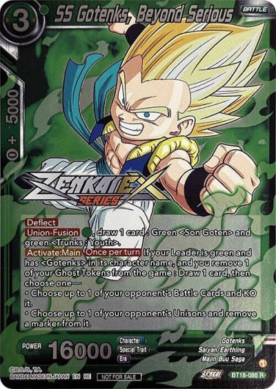 SS Gotenks Beyond Serious Event Pack 13 BT18-086 Tournament Promotion Cards Dragonball Super card