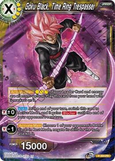 SS Rose Goku Black Time Ring Trespasser P-303 Promotion Cards Dragonball Super card