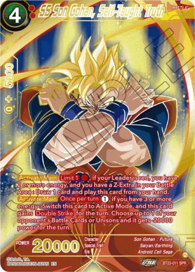 SS Son Gohan Self Taught Truth SPR BT23-011 Perfect Combination Dragonball Super card