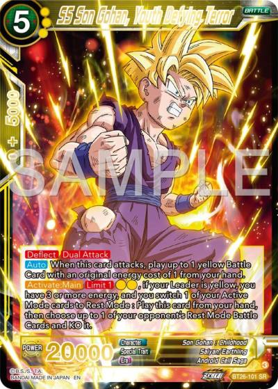 SS Son Gohan Youth Defying Terror BT26-101 Ultimate Advent Dragonball Super card