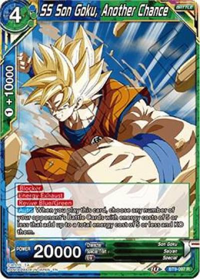 SS Son Goku Another Chance BT9-097 Universal Onslaught Dragonball Super card