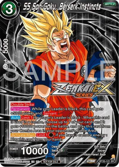 SS Son Goku Berserk Instincts Event Pack 15 BT20-121 Promotion Cards Dragonball Super card
