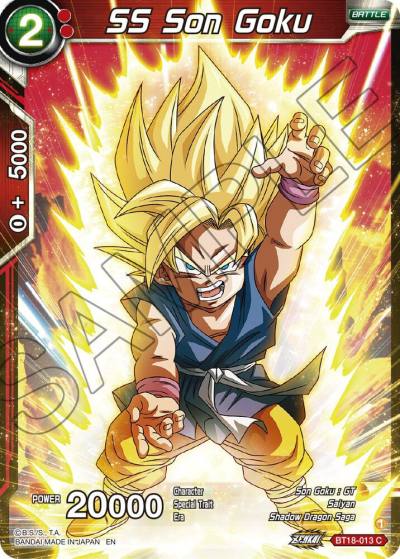 SS Son Goku Foil BT18-013 Dawn of the Z-Legends Dragonball Super card