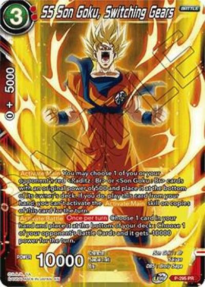 SS Son Goku Switching Gears P-295 Promotion Cards Dragonball Super card