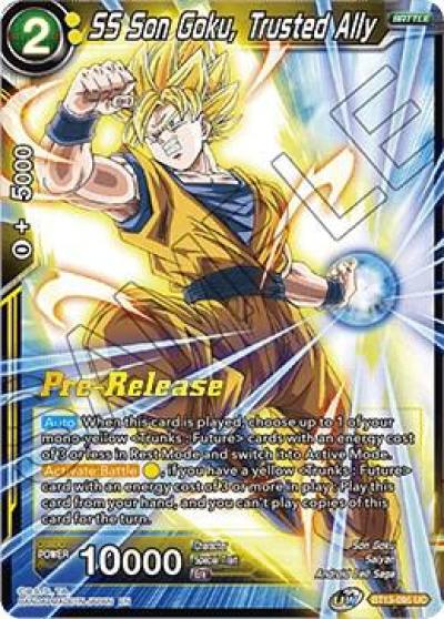 SS Son Goku Trusted Ally BT13-095 Supreme Rivalry Pre-Release Cards Dragonball Super card
