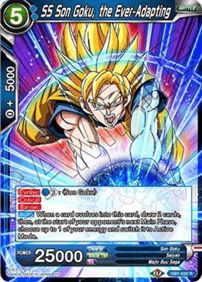 SS Son Goku the Ever Adapting DB1-022 Draft Box 04 - Dragon Brawl Dragonball Super card
