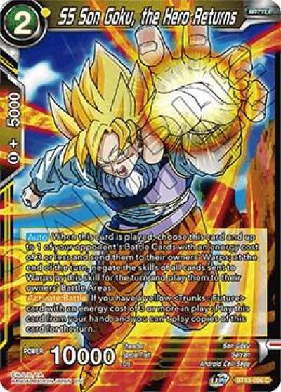 SS Son Goku the Hero Returns BT13-096 Supreme Rivalry Dragonball Super card
