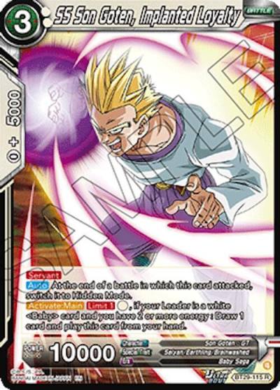 SS Son Goten Implanted Loyalty BT29-115 Fearsome Rivals Dragonball Super card