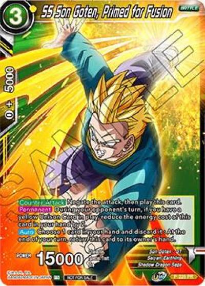 SS Son Goten Primed for Fusion P-225 Promotion Cards Dragonball Super card