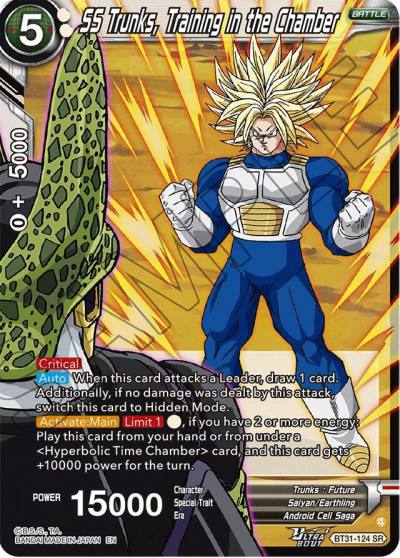 SS Trunks Training in the Chamber BT31-124 Impact Beyond Dimensions Dragonball Super card
