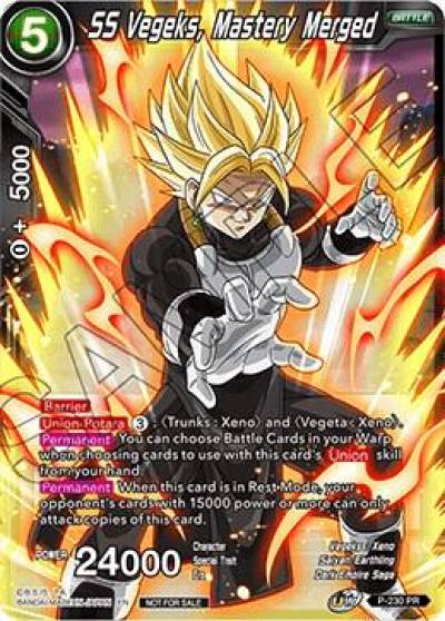 SS Vegeks Mastery Merged P-230 Promotion Cards Dragonball Super card