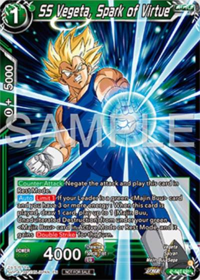 SS Vegeta Spark of Virtue P-645 Tournament Promotion Cards Dragonball Super card