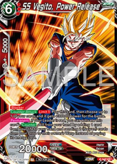 SS Vegito Power Release P-643 Tournament Promotion Cards Dragonball Super card