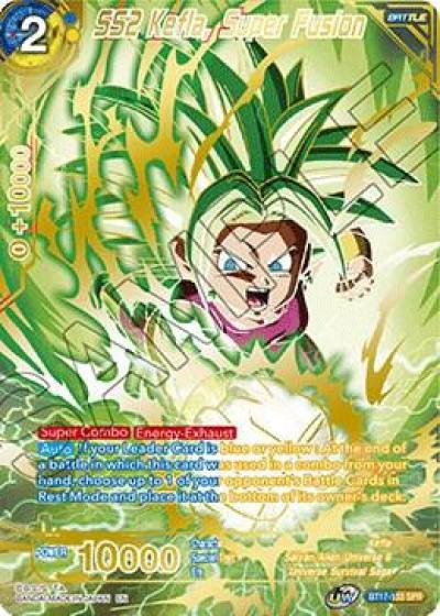 SS2 Kefla Super Fusion SPR BT17-133 Ultimate Squad Dragonball Super card