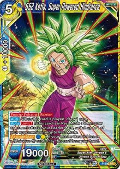 SS2 Kefla Super Powered Hindrance Tournament Pack Vol 8 P-390 Tournament Promotion Cards Dragonball Super card