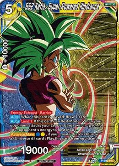 SS2 Kefla Super Powered Hindrance Tournament Pack Vol 8 Winner P-390 Tournament Promotion Cards Dragonball Super card