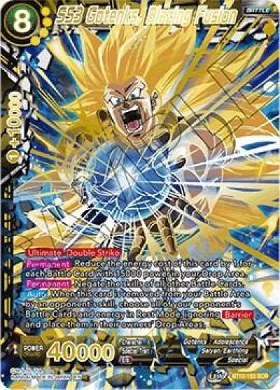 SS3 Gotenks Blazing Fusion BT10-153 Rise of the Unison Warrior Dragonball Super card
