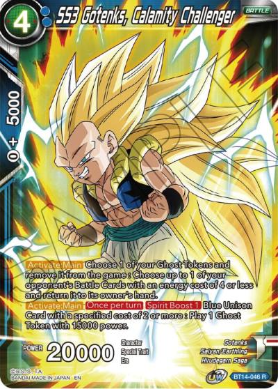 SS3 Gotenks Calamity Challenger Foil BT14-046 Cross Spirits Dragonball Super card