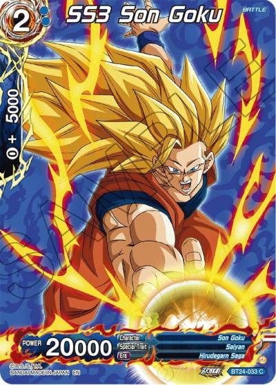 SS3 Son Goku Collector Booster Silver BT24-033 Beyond Generations Dragonball Super card
