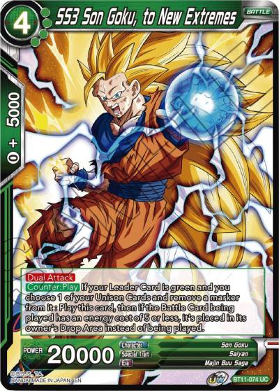 SS3 Son Goku to New Extremes BT11-074 Vermilion Bloodline Dragonball Super card