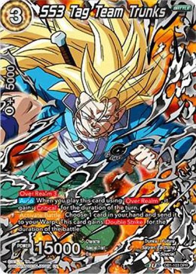 SS3 Tag Team Trunks DB1-103 Draft Box 04 - Dragon Brawl Dragonball Super card