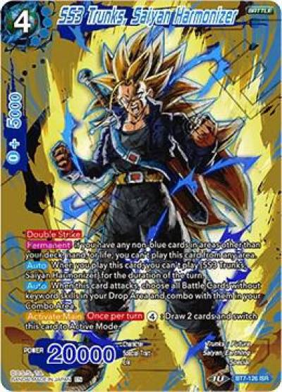 SS3 Trunks Saiyan Harmonizer BT7-126 Assault of the Saiyans Dragonball Super card