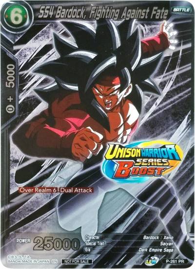 SS4 Bardock Fighting Against Fate Event Pack 08 P-261 Tournament Promotion Cards Dragonball Super card