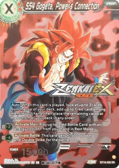 SS4 Gogeta Powers Connection Event Pack 13 BT18-006 Tournament Promotion Cards Dragonball Super card