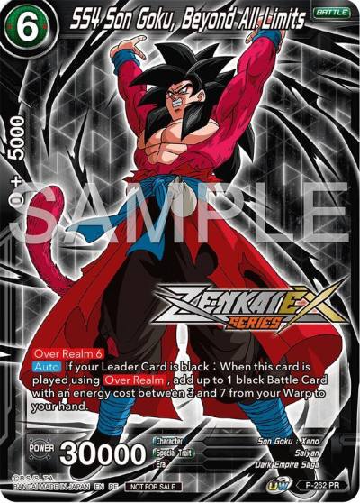 SS4 Son Goku Beyond All Limits Event Pack 15 P-262 Promotion Cards Dragonball Super card