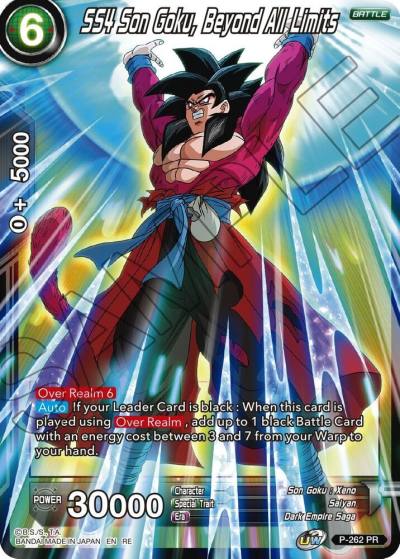 SS4 Son Goku Beyond All Limits P-262 Mythic Booster Dragonball Super card