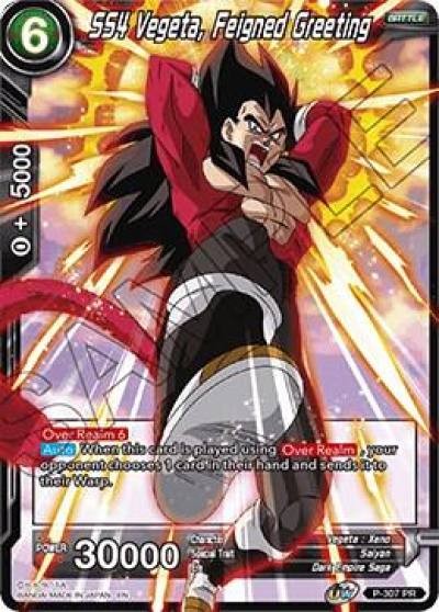 SS4 Vegeta Feigned Greeting P-307 Promotion Cards Dragonball Super card